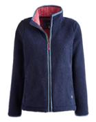 Joules Clothing Us Joules Maeve Womens Zip Up Fleece Sweatshirt - French Navy