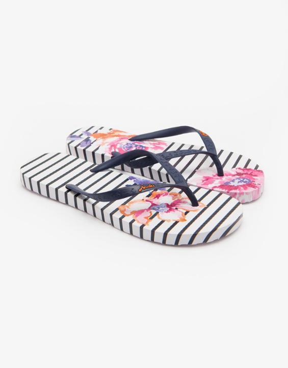 Joules Clothing Us Joules Sandy Flip Flops - Rose Stripe