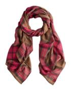 Joules Clothing Us Joules Julianne Womens Checked Scarf - Sand Check