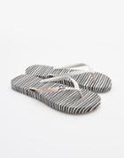 Joules Clothing Us Joules Sandy Flip Flops - Black Stripe