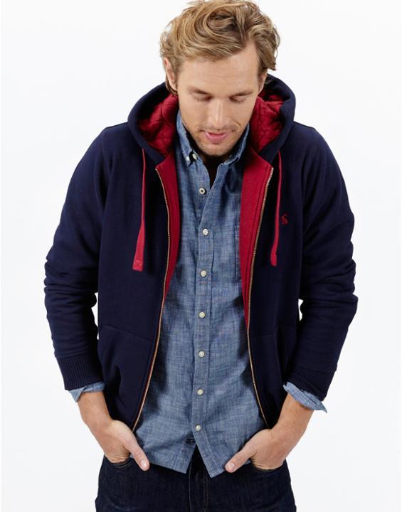 Joules Clothing Us Joules Hemsby Zip Up Sweatshirt - French Navy