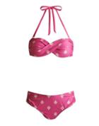 Joules Clothing Us Joules Ella Womens Bikini - Maria Border Parisian Pink