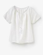 Joules Clothing Us Joules Diaz Embellished Top - Bright White