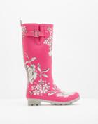 Joules Clothing Us Joules Printed Rain Boots - True Pink Floral