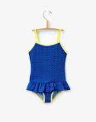 Joules Clothing Us Joules Jnrbeach Swimsuit - Yellow Spot