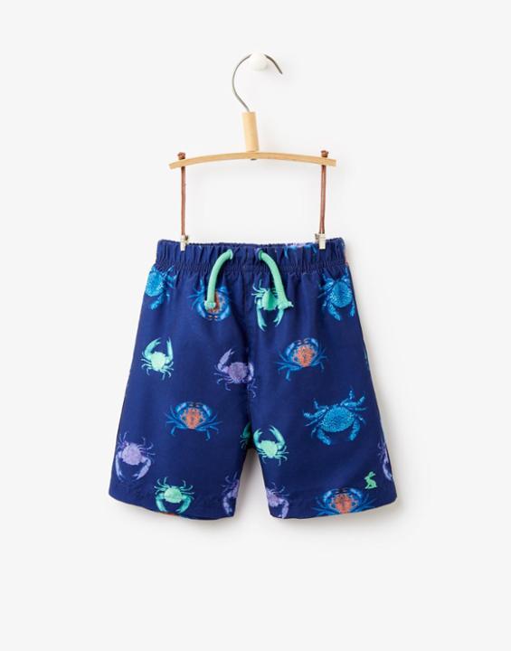 Joules Clothing Us Joules Ocean Swim Shorts - Ink Blue Crab