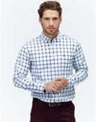 Joules Clothing Us Joules Wilbyclassic Classic Oxford Shirt - Blue Overcheck