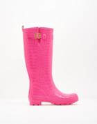 Joules Clothing Us Joules Textured Rain Boots - Pink