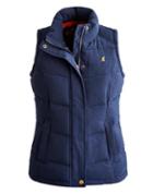 Joules Clothing Us Joules Higham Womens Heavyweight Padded Gilet - Marine Navy
