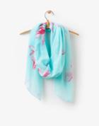 Joules Clothing Us Joules Wensley Woven Scarf - Aqua Tulip