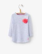 Joules Clothing Us Joules Jnrcora Jersey Top - Lavender Stripe
