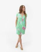 Joules Clothing Us Joules Agnes Tunic - Crystal Green Floral