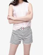 Joules Clothing Us Joules Brooke Shorts - Cream Black Stripe