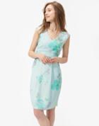 Joules Clothing Us Joules Helena Crepe Woven Dress - Cool Blue Floral