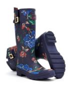 Joules Clothing Us Joules Wellyprint Print Rain Boot Wellies - Navy Floral