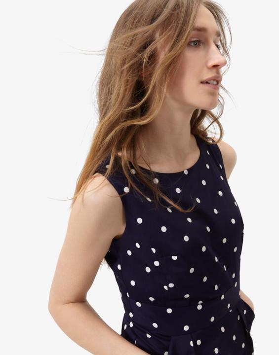 Joules Clothing Us Joules Laura Woven Dress - Navy Spot