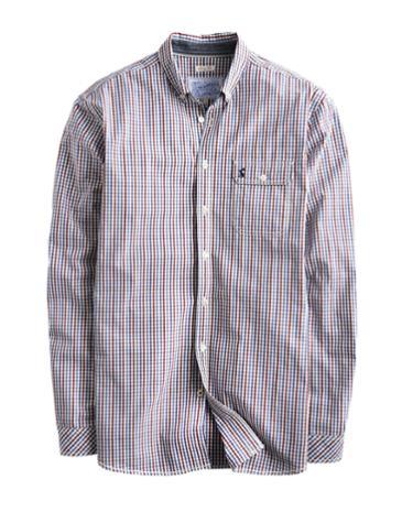 Joules Clothing Us Joules Hewneycheck Mens Slim Fit Shirt - Multi Red Check