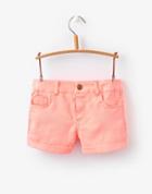 Joules Clothing Us Joules Pond Denim Shorts - Neon Coral