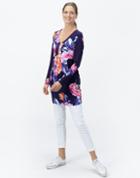 Joules Clothing Us Joules Lizzie Jersey Tunic - Navy Rose