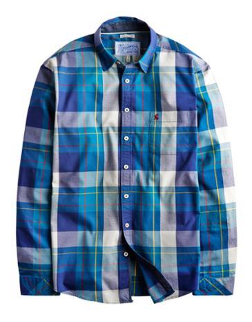 Joules Clothing Us Joules Welford Classic Fit Shirt - Navy Tartan