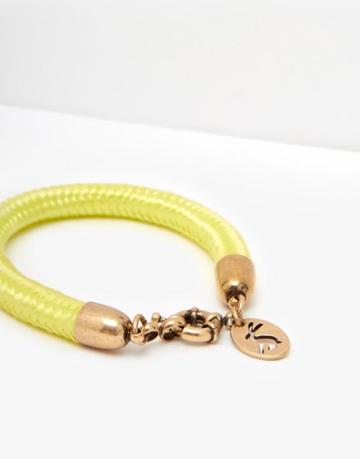 Joules Clothing Us Joules Mikabubraclt Bungee Cord Bracelet - Lime