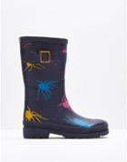 Joules Clothing Us Joules Printed Wellies - Navy Spider
