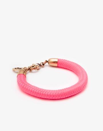 Joules Clothing Us Joules Mikabubraclt Bungee Cord Bracelet - Neon Candy