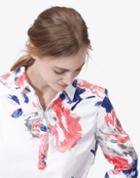 Joules Clothing Us Joules Clovelly Pop Over Shirt - Bright White Rose