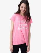 Joules Clothing Us Joules Official Badminton Horse Trials T Shirt - Neon Candy