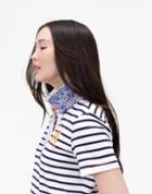 Joules Clothing Us Joules Philippa Slim Fit Polo Shirt - Navy Stripe