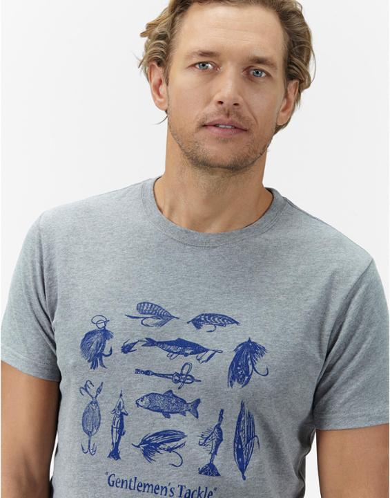 Joules Clothing Us Joules Harborough Graphic Jersey T Shirt - Grey Marl
