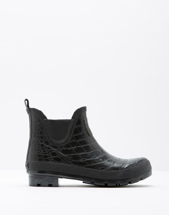 Joules Clothing Us Joules Textured Short Rain Boot - Black