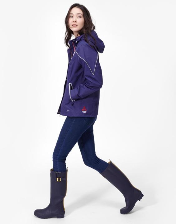 Joules Clothing Us Joules Official Badminton Horse Trials Coat - Blue Print