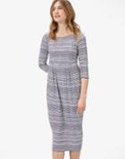Joules Clothing Us Joules Melissa Jersey Dress - Navy Wave Stripe