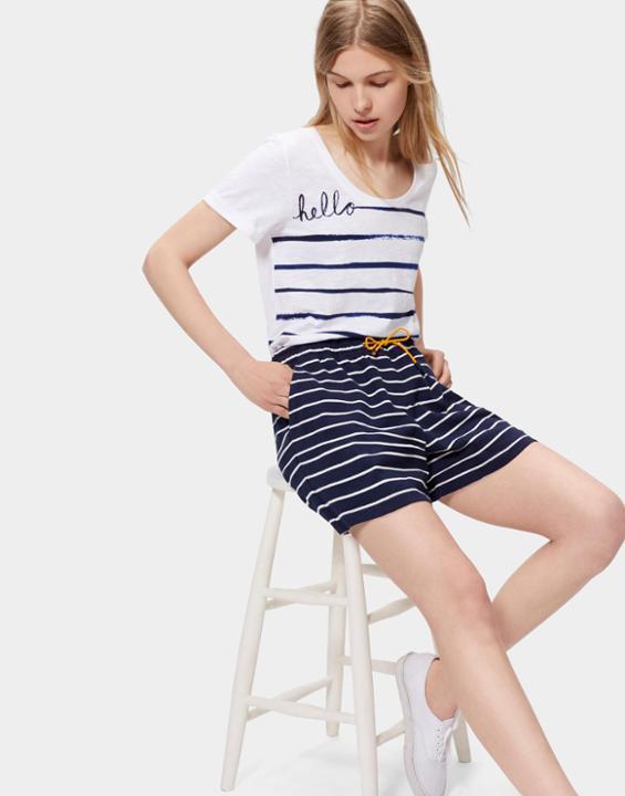 Joules Clothing Us Joules Elle Shorts - Navy Stripe