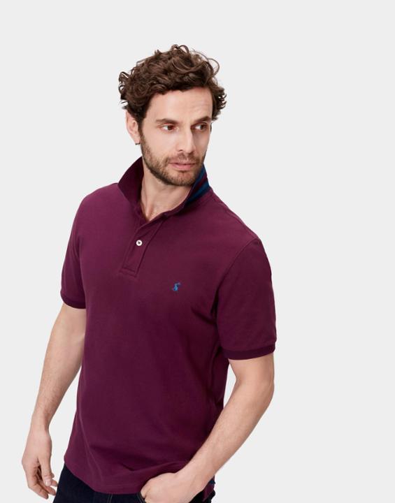 Joules Clothing Us Joules Woody Classic Fit Polo Shirt - Dark Purple