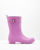 Joules Clothing Us Joules Glossy Wellies - Neon Mauve