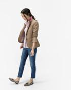 Joules Clothing Us Joules Bronte Tweed Blazer - Beechwood Tweed