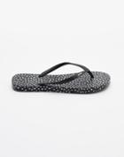 Joules Clothing Us Joules Sandy Flip Flops - Black Spot