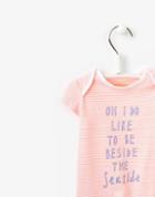 Joules Clothing Us Joules Sue Romper - Neon Coral Stripe