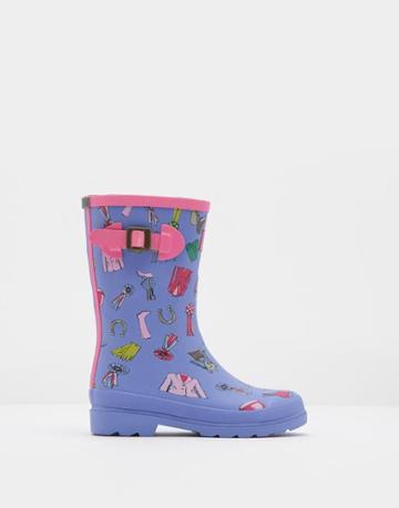 Joules Clothing Us Joules Printed Wellies - Pony Mix