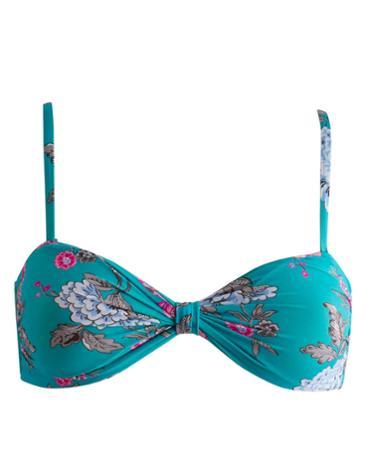 Joules Clothing Us Joules Theresa Bikini Top - Cool Green Floral