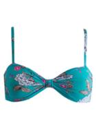Joules Clothing Us Joules Theresa Bikini Top - Cool Green Floral