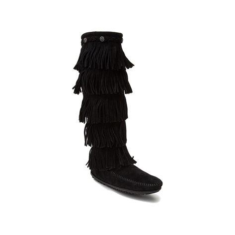 Womens Minnetonka 5 Layer Fringe Boot