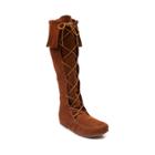 Mens Minnetonka Front Lace Knee High Boot