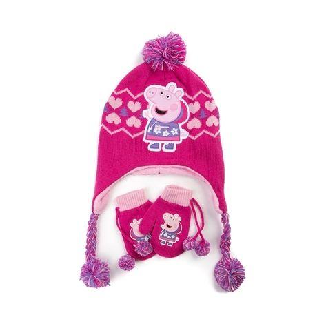 Peppa Pig Beanie And Glove Set