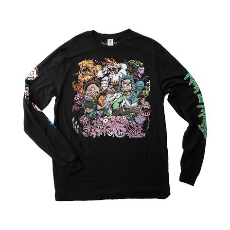 Mens Rick And Morty Long Sleeve Tee