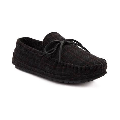 Mens Minnetonka Casey Plaid Slipper