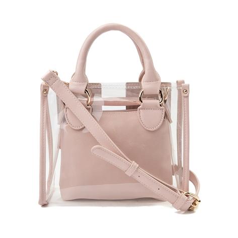 Womens 2 In 1 Clear Satchel