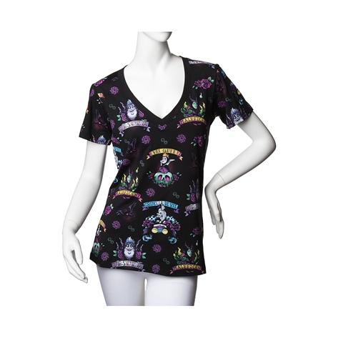 Womens Chillin Villians V-neck Tee